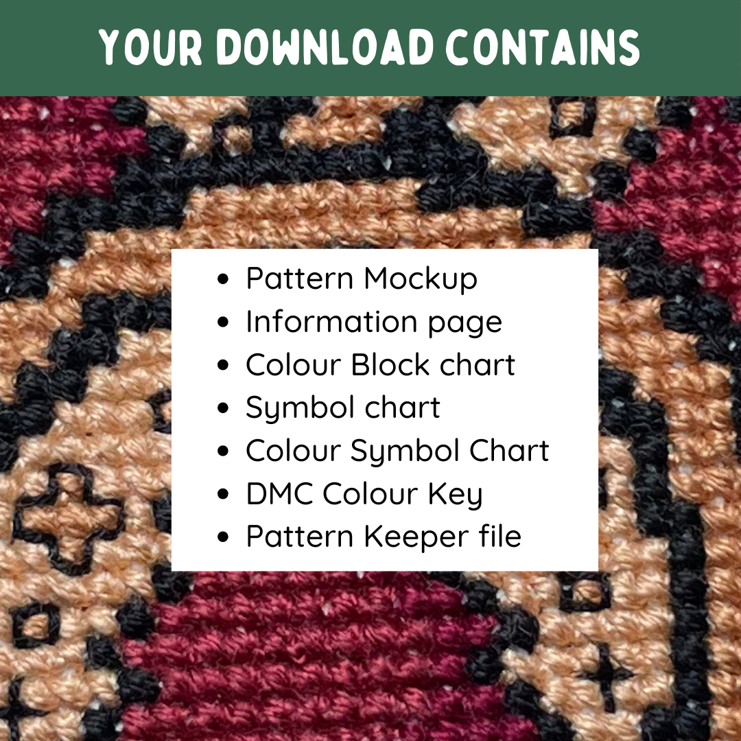 Mince Pies Before Guys - PDF Instant Download Cross Stitch Pattern