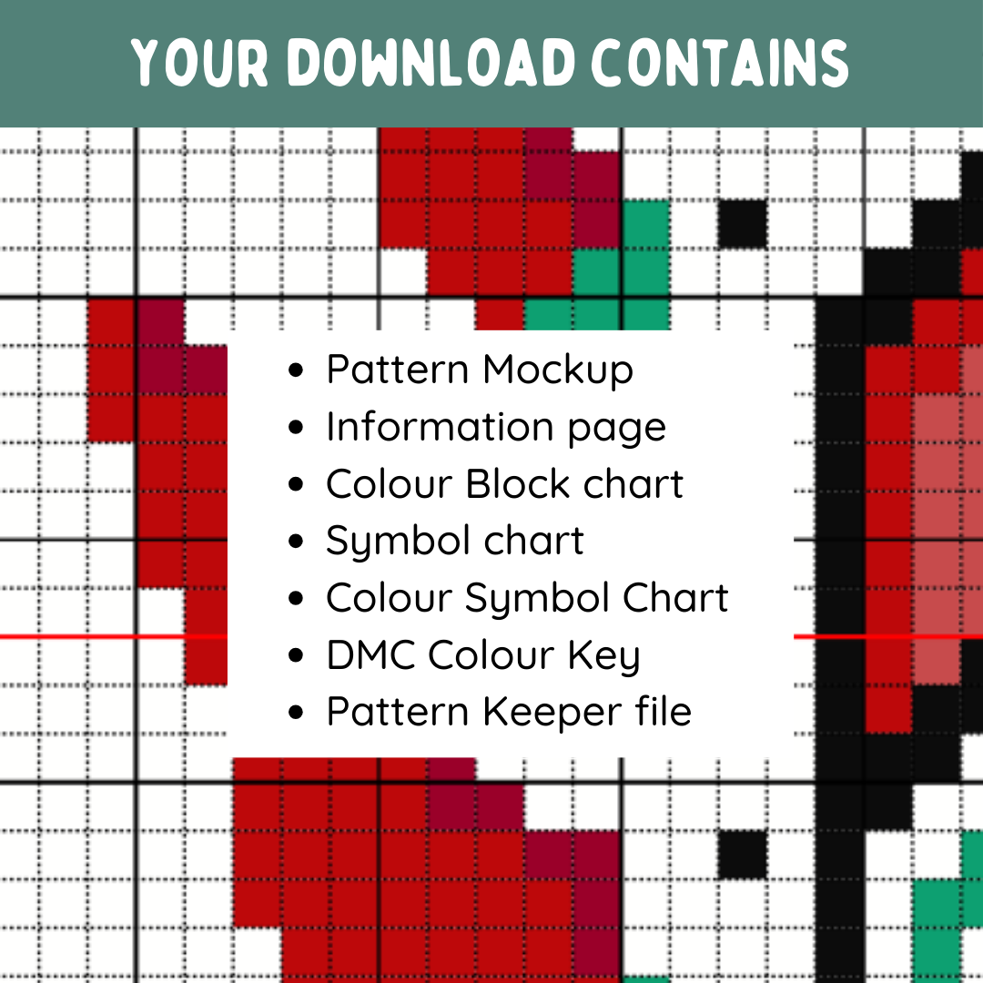 Hot Stuff Spicy Pepper Sauce Cross Stitch - PDF Instant Download Cross Stitch Pattern
